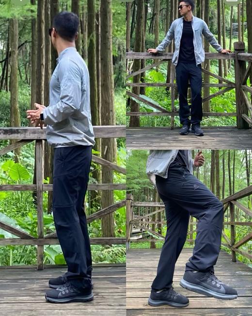 全身压胶款+激光打孔！凯乐石 T10冲锋裤男款户外徒步登山运动耐磨 商品图1