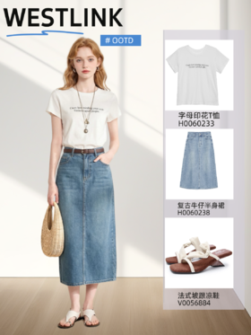 字母印花T恤，时髦又有态度🌿修身超有型，日常出街超吸睛🌟