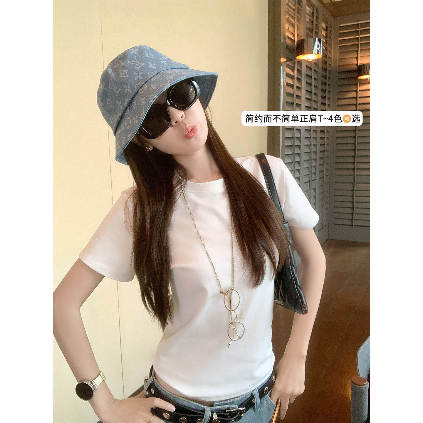 <曾小咸推荐>【4/8-4/9一件88折拍2件8折】建议直接加购两件，自留4色佰搭T