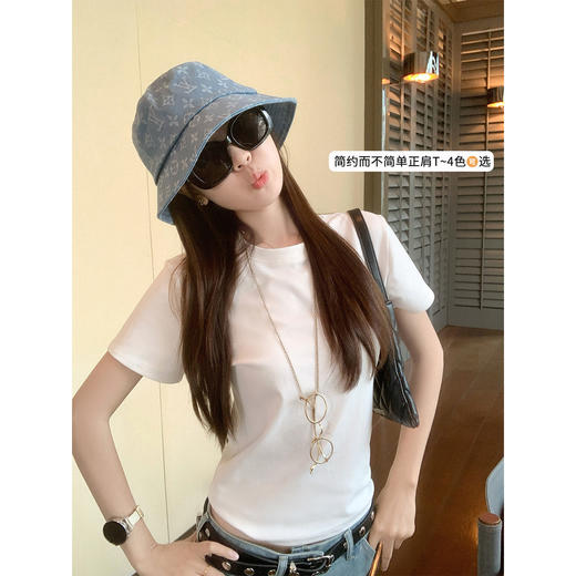 <曾小咸推荐>【4/8-4/9一件88折拍2件8折】建议直接加购两件，自留4色佰搭T 商品图0