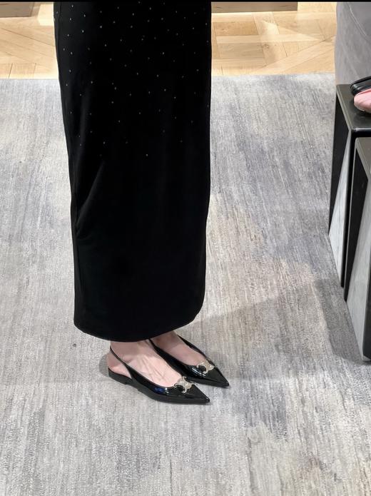 赛琳 尖头后系带平跟鞋凉鞋 商品图7