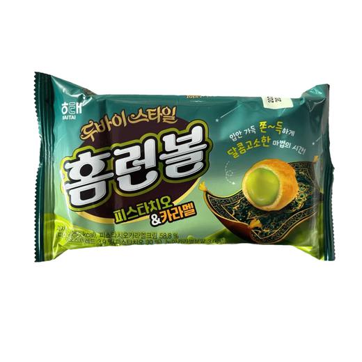 海太 迪拜风开心果味泡芙球44g 해태 두바이홈런볼피스타치오&카라멜44g 商品图0