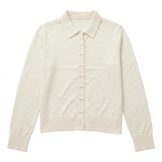 轻奢质感~时尚简约翻领针织衫百搭减龄毛衣外套SYM260606 商品图3