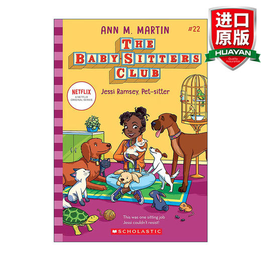 The Baby-sitters Club 22 Jessi Ramsey Pet-sitter 英文原版 保姆俱乐部小说22 英文版 进口英语原版书籍 蓝思阅读指数650L 商品图0