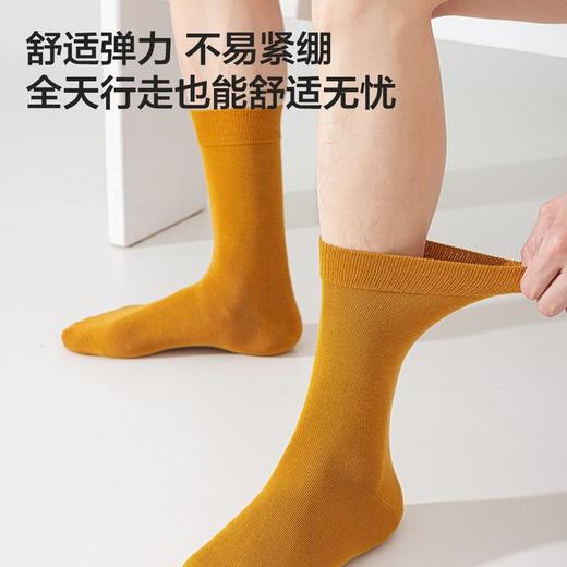 MM 山姆 Member's Mark 长绒棉男士中筒袜 39-43码 时尚色 商品图8