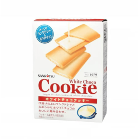 日本 三立夹心曲奇饼干 白巧克力味 84g