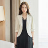 「自」全新升级【铂金会员174/天猫229/差价55】(02312)洛诗琳高级感薄款西装外套2026夏季新款气质中袖通勤外套 商品缩略图1
