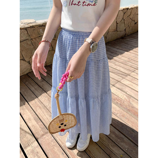 <曾小咸推荐>韩系字母印花短袖T恤半身裙【预售款，预计3-15天！！】 商品图1