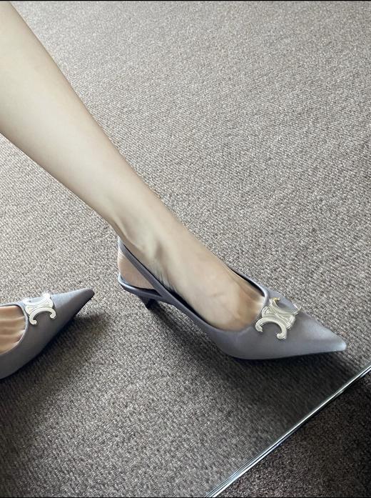 赛琳 尖头后系带平跟鞋凉鞋 商品图1