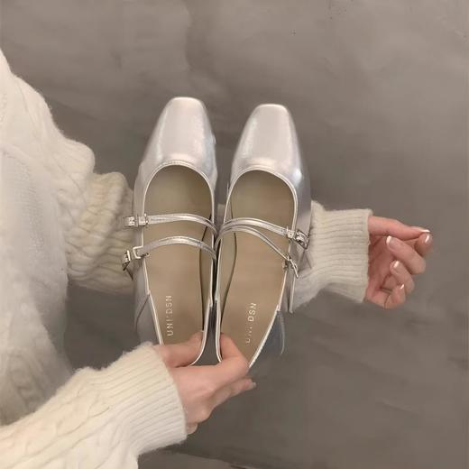 [QINGFAN 法式方头公主鞋] 经典百搭 颜值超神 复古韵味 精致华丽  久走不累脚MWX 商品图5