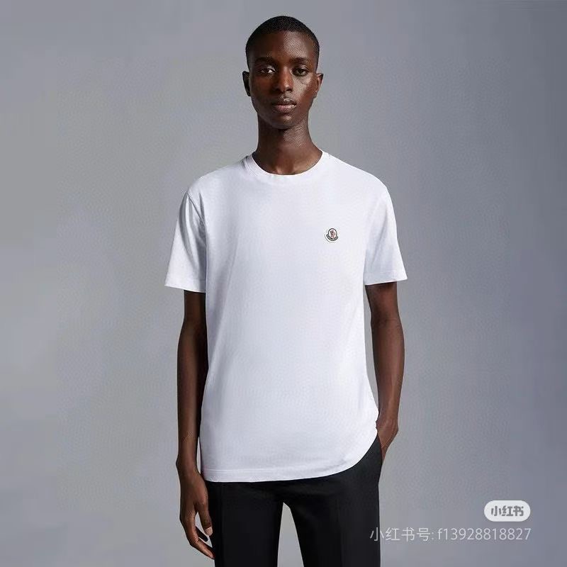 M可 水溶棉礼盒2件装 基础款小标刺绣圆领短袖T恤 Z-15923