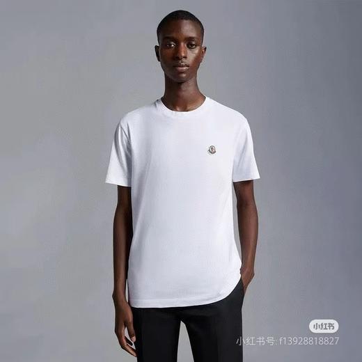 M可 水溶棉礼盒2件装 基础款小标刺绣圆领短袖T恤 Z-15923 商品图0