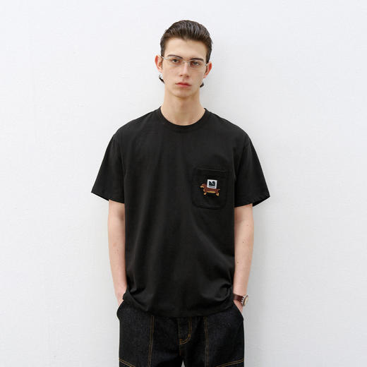 714street腊肠犬创意刺绣短袖 商品图1