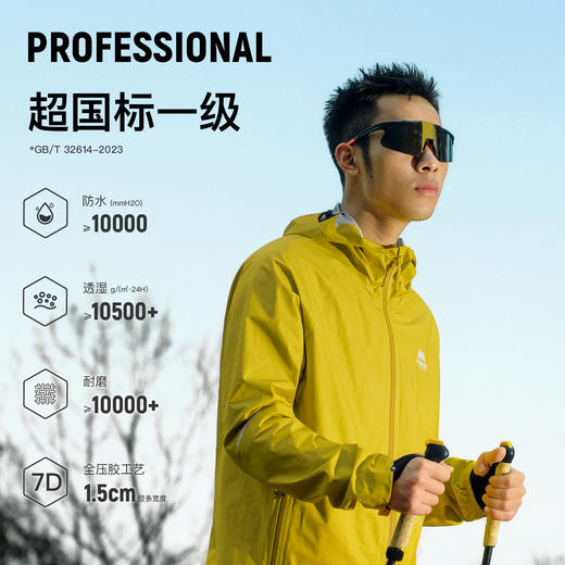 【新款】蝉翼2.0•专业越野跑硬壳冲锋衣 商品图2