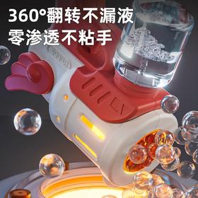 抖音天使婚礼泡泡机 全自动手持灯光泡泡枪不漏液玩具