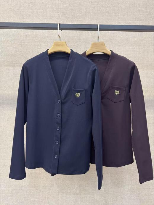 V领纯棉刺绣上衣 商品图13