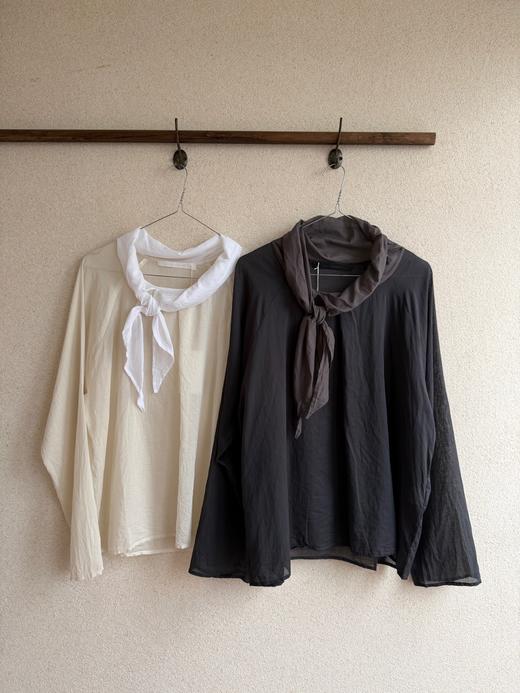 Elsa esturgie 围巾领一体式上衣衬衫 商品图2