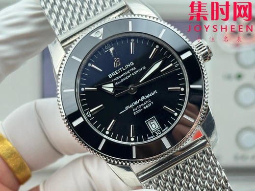 【上天入地，征战深海】GF百年灵家族的“水鬼”－超级海洋文化二代系列 米兰钢带 男士腕表 表径42mm 商品图4