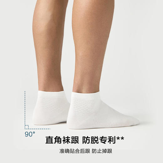 MM 山姆 Member's Mark 吸湿速干棉男短袜 8双装 混色 商品图5