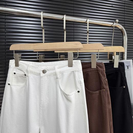 【3-5天发货】isabelle marran气质窄版高腰百搭直筒牛仔裤68905 商品图7