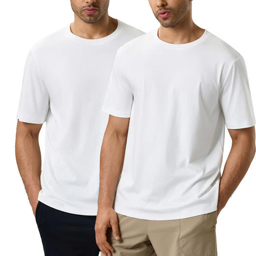 MM 山姆 SCHIESSER男针织休闲服（上衣）白色+白色 商品图0