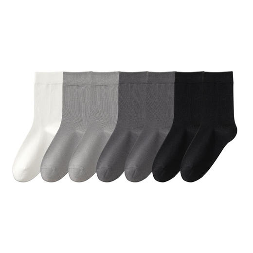 MM 山姆 Member's Mark 长绒棉女士中筒袜 基础色 商品图0