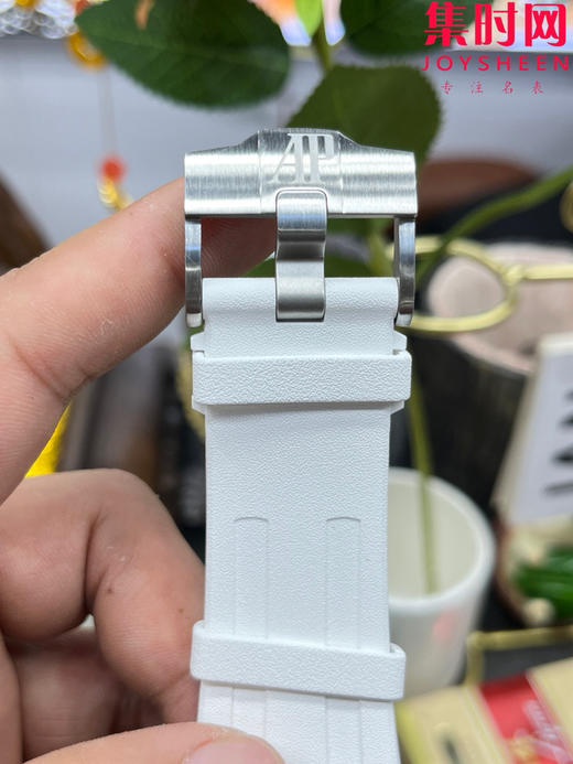 爱彼APS皇家橡树15710系列 APS15710透底 白色盘 四分之一蓝 3120一体机 男士腕表 表径42mm 商品图7