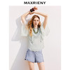 【商场同款】MAXRIENY法式宫廷荷叶边雪纺衫25夏季新款宽松上衣女(货号:MC86TP308) 商品缩略图2