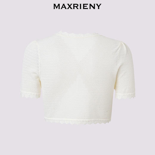 【商场同款】MAXRIENY温柔镂空花绣外搭小衫女童外套25夏童装(货号:MK86JA001) 商品图4