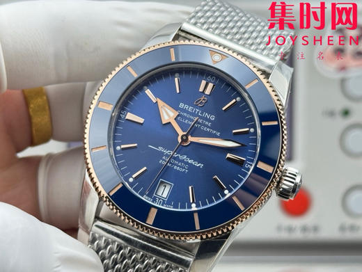 【上天入地，征战深海】GF百年灵家族的“水鬼”－超级海洋文化二代系列 米兰钢带 男士腕表 表径42mm 商品图4