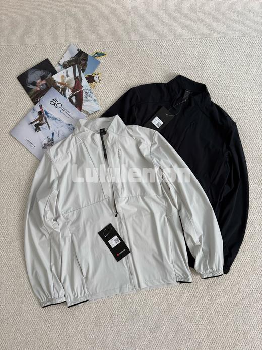 露露男士跑步夹克户外透气防晒服 商品图0