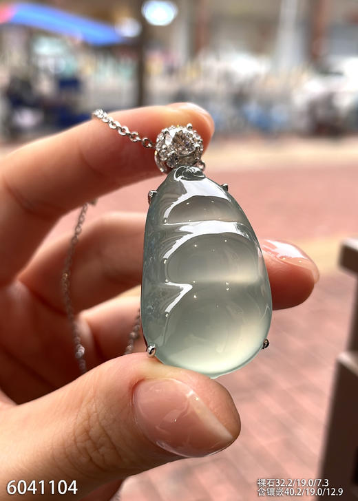 玻璃种福豆吊坠  75999【6041104】 商品图1