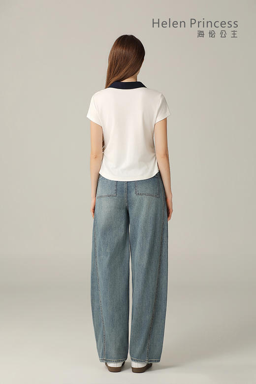 撞色V领 Polo 衫 商品图9