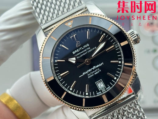 【上天入地，征战深海】GF百年灵家族的“水鬼”－超级海洋文化二代系列 米兰钢带 男士腕表 表径42mm 商品图3