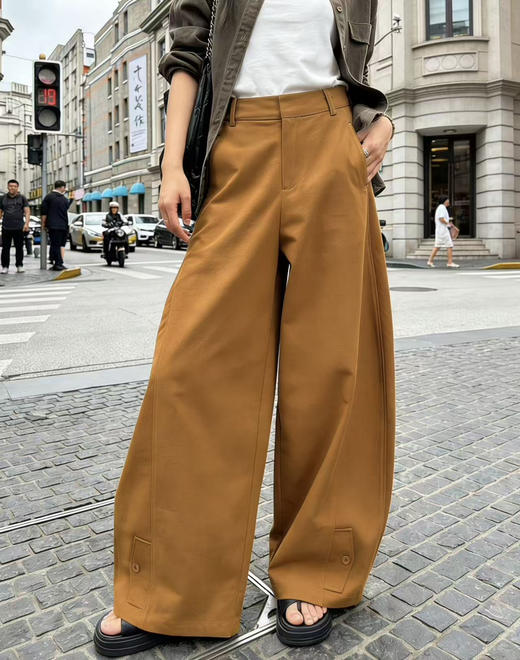 请输入原单新款弯刀阔腿裤 商品图3