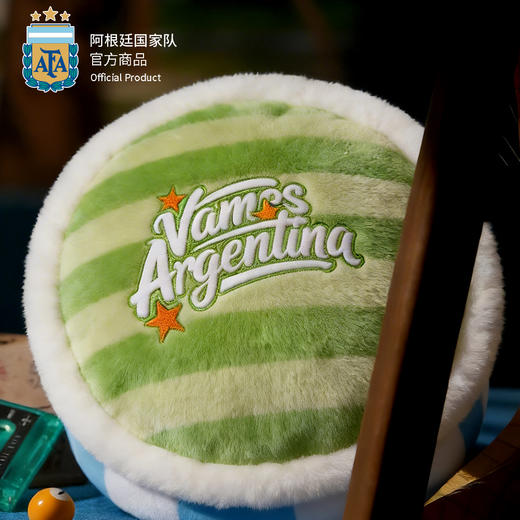 【官方正版】阿根廷国家队｜马黛茶杯毛绒摆件周边梅西50cm毛绒 商品图2