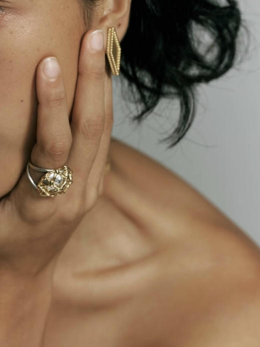 LS｜Net Bond Ring 因果戒指 [ 金 / 银 ] 【Kaleidoscope】 商品图2