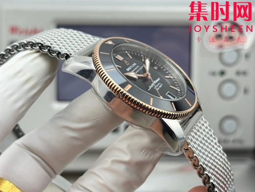 【上天入地，征战深海】GF百年灵家族的“水鬼”－超级海洋文化二代系列 米兰钢带 男士腕表 表径42mm 商品图5