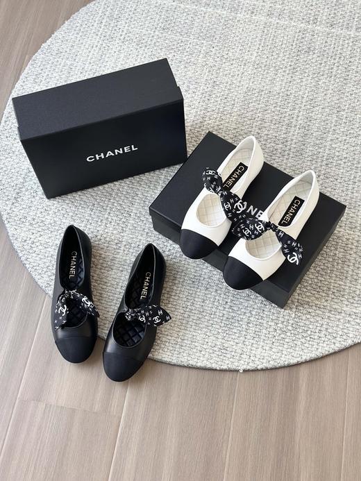 香奈儿 26春款新品玛丽珍蝴蝶结平底鞋 商品图0