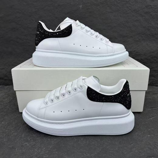 亚历山大王-麦昆小白鞋 黑钻尾 商品图0