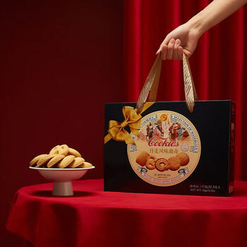 金尊丹麦曲奇饼干1000g 澳门手信 独立包装 礼盒装 休闲零食点心 /休闲食品 /饼干 /曲奇饼干 商品图7