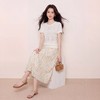 奢姿大码女装2026夏季减龄碎花半身裙胖妹妹松紧腰甜美时尚裙子9962492294 商品缩略图4
