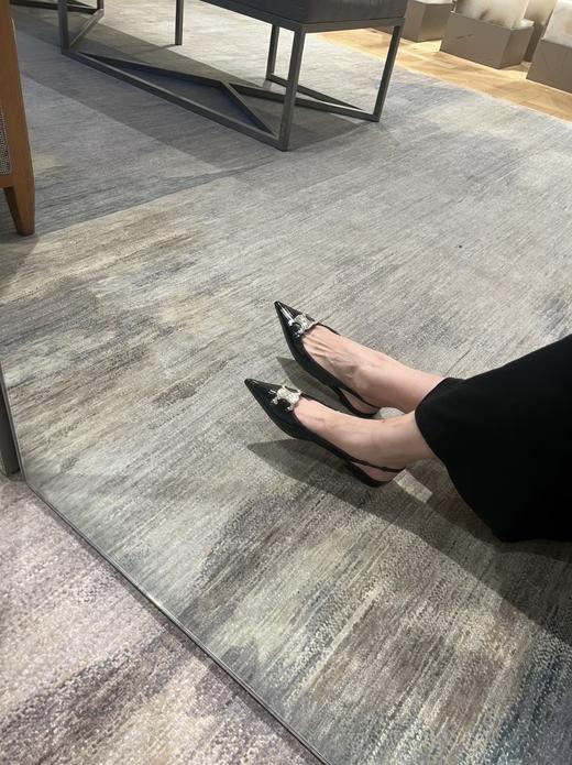 赛琳 尖头后系带平跟鞋凉鞋 商品图5