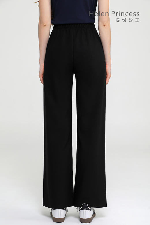 抽绳高腰垂感阔腿裤 商品图7