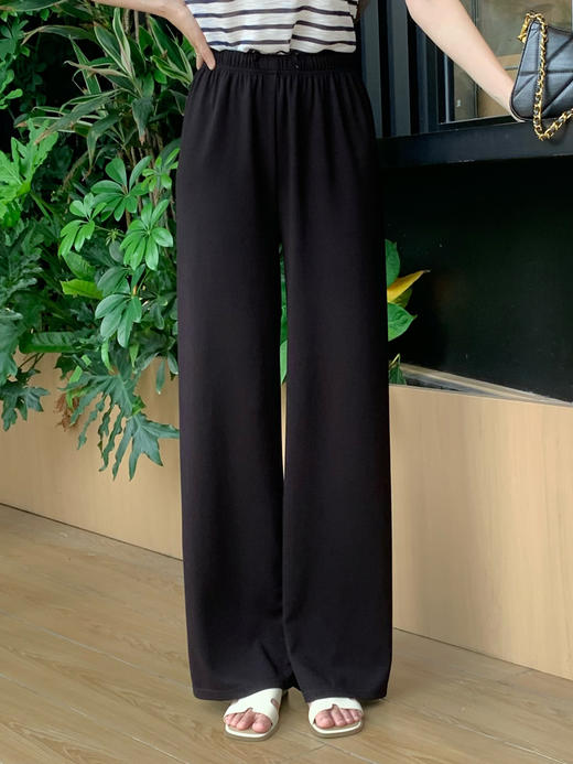 【百图lulu定制】【预售4月17日发】【雪糕裤】凉爽 垂感 柔软 舒服 显腿长 直筒裤 商品图5