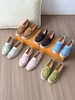 TODS 磨砂皮面草编麻绳底乐福鞋 商品缩略图0