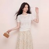 奢姿大码女装2026夏季减龄镂空设计圆领针织衫胖妹妹百搭时尚上衣9862692293 商品缩略图4