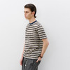 714street复古老钱风花纱条纹短袖T恤男2026夏季宽松半袖情侣体恤 商品缩略图2