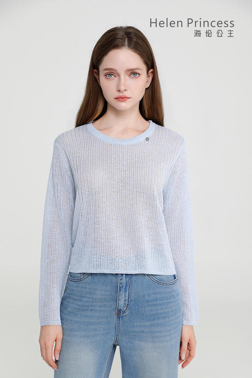 透感针织防晒罩衫 商品图5