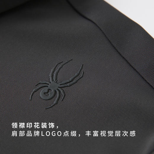 MM 山姆 Spyder短袖POLO衫 炭黑色/科技灰 商品图5